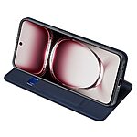 Θήκη Oppo Reno12 Pro 5G DUX DUCIS Skin Pro Series με βάση στήριξης, υποδοχή καρτών και μαγνητικό κούμπωμα Flip Wallet από συνθετικό δέρμα και TPU μπλε - Image 3