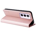 Θήκη Oppo Reno12 Pro 5G YIKATU Folio Series με βάση στήριξης, υποδοχή καρτών και μαγνητικό κούμπωμα Flip Wallet από συνθετικό δέρμα και TPU ροζ χρυσό - Image 3