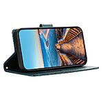 Θήκη Realme 12x 5G / 12 5G DIERFENG DF 06 Foldable Series με βάση στήριξης, υποδοχή καρτών και μαγνητικό κούμπωμα Flip Wallet από συνθετικό δέρμα και εσωτερικό TPU πράσινο - Image 3