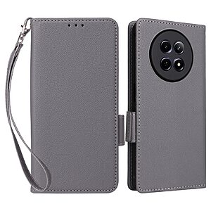 Θήκη Realme 12x 5G / 12 5G Mad Mask Leather Wallet handbag litchi με βάση στήριξης