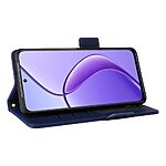 Θήκη Realme 12x 5G / 12 5G Mad Mask Leather Wallet handbag litchi με βάση στήριξης, υποδοχές καρτών και μαγνητικό κούμπωμα μπλε σκούρο - Image 3