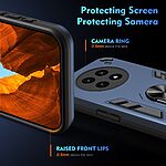 Θήκη Realme 12x 5G / 12 5G Mad Mask Camshield Armor Guard v5 Πλάτη Kickstand και Βάση στήριξης από σκλήρό Premium TPU μπλε - Image 4