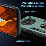 Θήκη Realme 12x 5G / 12 5G Mad Mask Camshield Armor Guard v5 Πλάτη Kickstand και Βάση στήριξης από σκλήρό Premium TPU πράσινο - Image 4