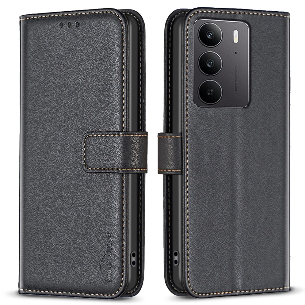 Θήκη Realme C75 BINFEN COLOR Leather Wallet series 12 με βάση στήριξης Θήκη Realme C75 BINFEN COLOR Leather Wallet series 12 με βάση στήριξης