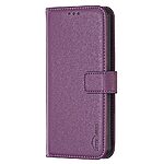 Θήκη Realme C75 BINFEN COLOR Leather Wallet series 12 με βάση στήριξης, υποδοχές καρτών και μαγνητικό κούμπωμα μωβ σκούρο - Image 5