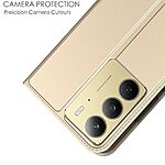 Θήκη Realme C75 Mad Mask Skin Pro Series με βάση στήριξης, υποδοχή καρτών και μαγνητικό κούμπωμα Flip Wallet από συνθετικό δέρμα και TPU χρυσό - Image 5