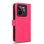 Θήκη Realme GT 7 Pro 5G OEM Leather Skin touch Feeling v2 με βάση στήριξης, υποδοχές καρτών και μαγνητικό κούμπωμα φούξια - Image 5