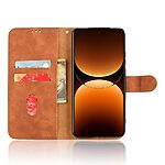 Θήκη Realme GT 7 Pro 5G OEM Leather Skin touch Feeling v2 με βάση στήριξης, υποδοχές καρτών και μαγνητικό κούμπωμα καφέ - Image 3