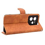 Θήκη Realme GT 7 Pro 5G OEM Leather Skin touch Feeling v2 με βάση στήριξης, υποδοχές καρτών και μαγνητικό κούμπωμα καφέ - Image 4