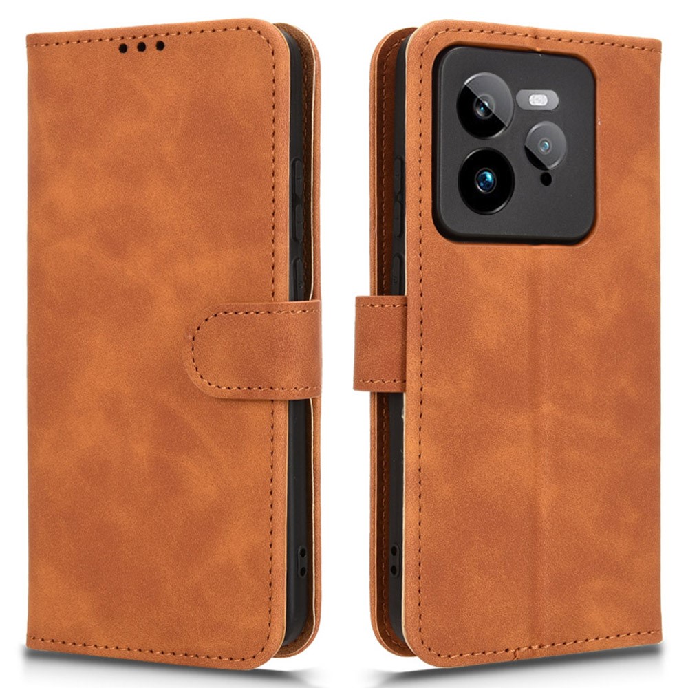 Θήκη Realme GT 7 Pro 5G OEM Leather Skin touch Feeling v2 με βάση στήριξης Θήκη Realme GT 7 Pro 5G OEM Leather Skin touch Feeling v2 με βάση στήριξης