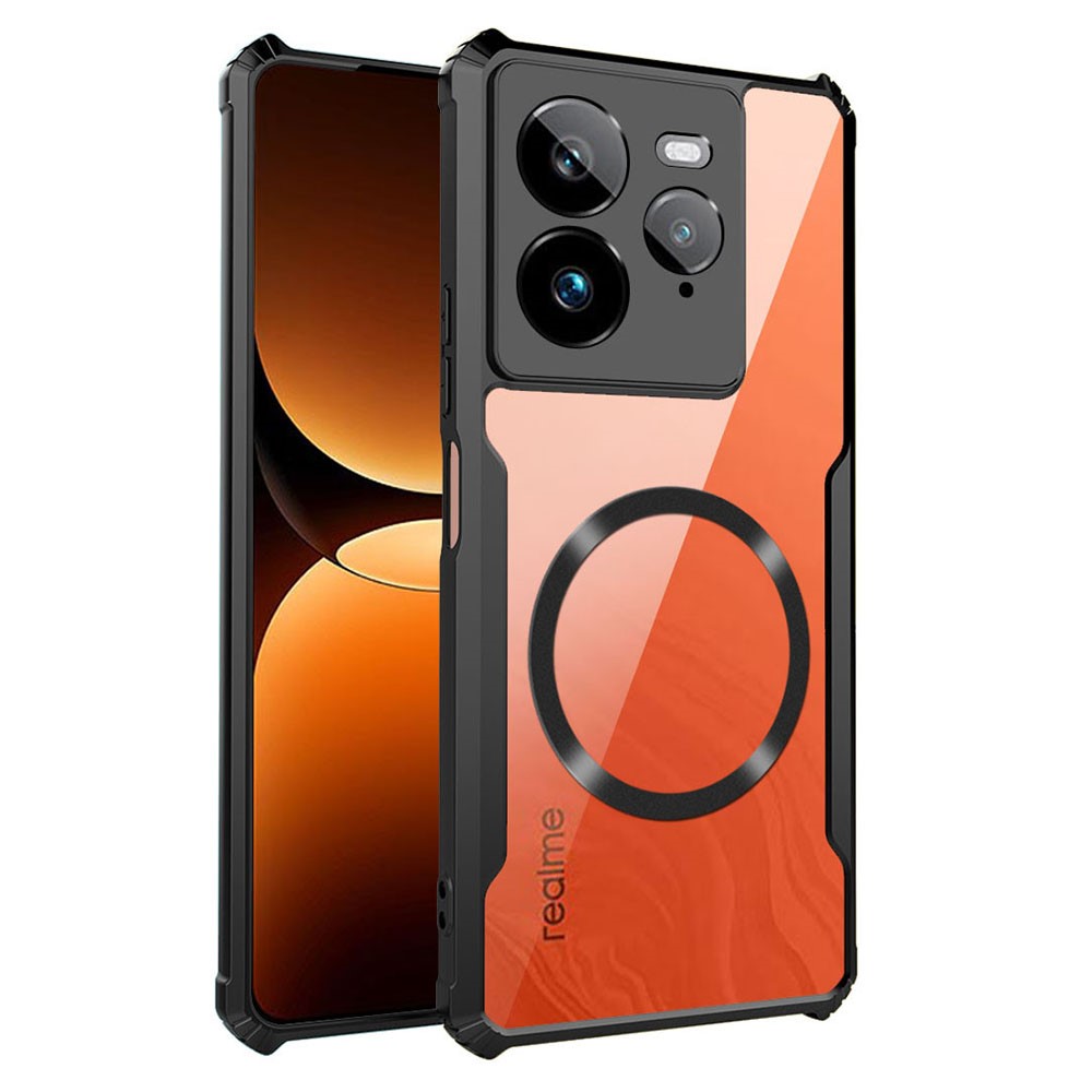 Θήκη Realme GT 7 Pro 5G Mad Mask Hybrid Sockproof Transparent V2 Θήκη Realme GT 7 Pro 5G Mad Mask Hybrid Sockproof Transparent V2