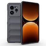 Θήκη Realme GT 7 Pro 5G Mad Mask Rugged Armor από σκληρό Premium TPU γκρι σκούρο