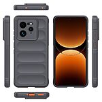 Θήκη Realme GT 7 Pro 5G Mad Mask Rugged Armor από σκληρό Premium TPU γκρι σκούρο - Image 2