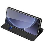 Θήκη Samsung Galaxy S25 5G DUX DUCIS Skin Pro Series με βάση στήριξης, υποδοχή καρτών και μαγνητικό κούμπωμα Flip Wallet από συνθετικό δέρμα και TPU μαύρο - Image 3