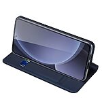Θήκη Samsung Galaxy S25 5G DUX DUCIS Skin Pro Series με βάση στήριξης, υποδοχή καρτών και μαγνητικό κούμπωμα Flip Wallet από συνθετικό δέρμα και TPU μπλε - Image 3