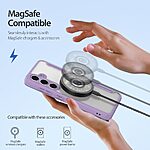 Θήκη Samsung Galaxy S25 5G DUX DUCIS Skin X Pro Series με βάση στήριξης, συμβατό με MagSafe φορτιστή υποδοχή καρτών και μαγνητικό κούμπωμα Flip Wallet από συνθετικό δέρμα και εσωτερικό TPU μωβ ανοιχτό - Image 3