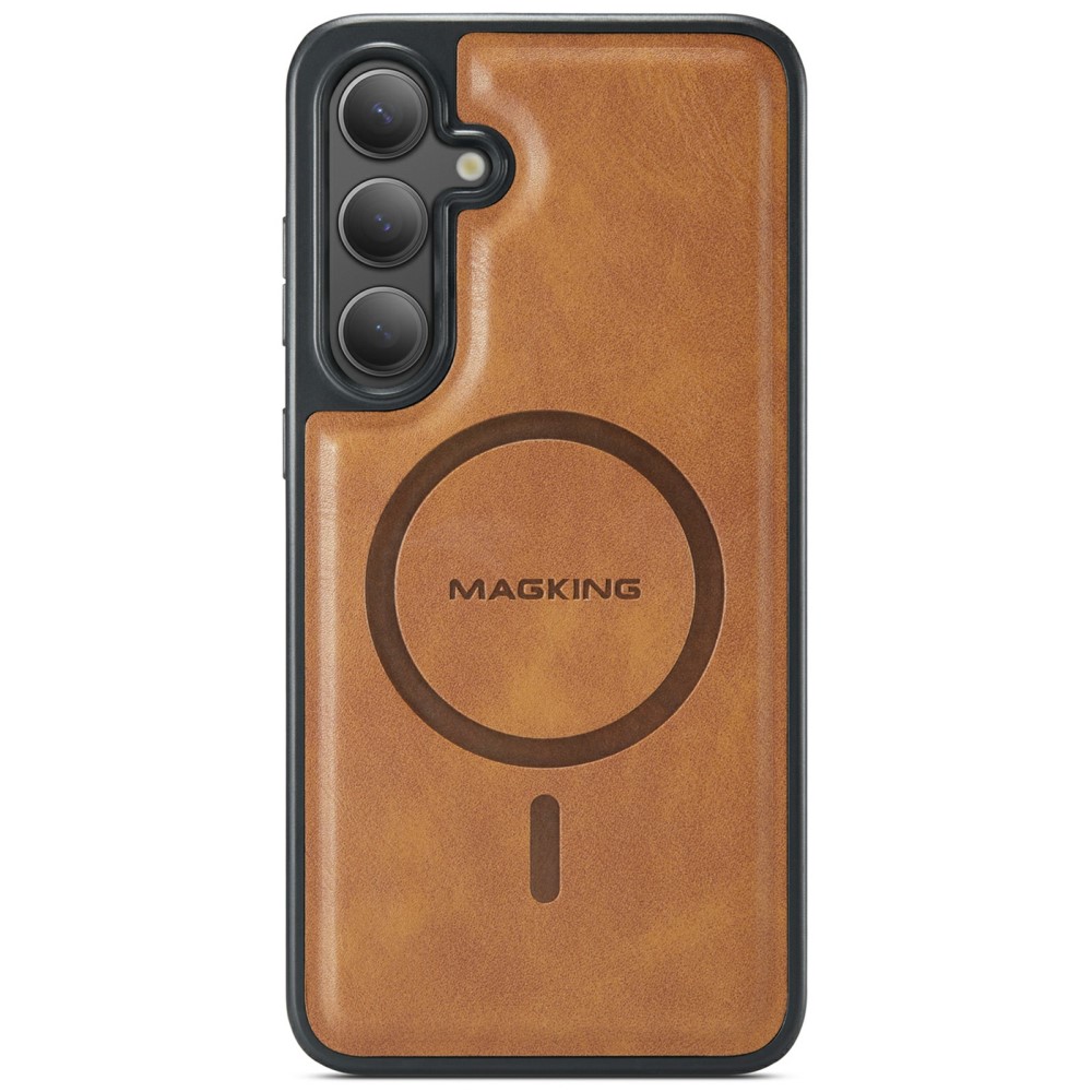 Θήκη Samsung Galaxy S25 5G MAGKING PU Leather Sockproof Series Πλάτη από σκληρό πλαστικό Θήκη Samsung Galaxy S25 5G MAGKING PU Leather Sockproof Series Πλάτη από σκληρό πλαστικό