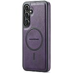 συμβατό με magsafe φορτιστή και επένδυση δερματίνης μωβ