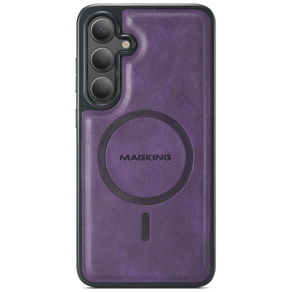 Θήκη Samsung Galaxy S25 5G MAGKING PU Leather Sockproof Series Πλάτη από σκληρό πλαστικό Θήκη Samsung Galaxy S25 5G MAGKING PU Leather Sockproof Series Πλάτη από σκληρό πλαστικό