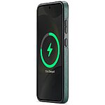 Θήκη Samsung Galaxy S25 5G MAGKING PU Leather Sockproof Series Πλάτη από σκληρό πλαστικό ,συμβατό με magsafe φορτιστή και επένδυση δερματίνης πράσινο - Image 3