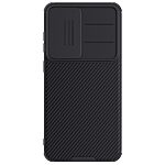 Θήκη Samsung Galaxy S25 5G NiLLkin Camshield Texture Pro Magnetic Series Πλάτη με προστασία για την κάμερα από σκλήρό Premium TPU μαύρο - Image 2