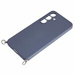 Θήκη Samsung Galaxy S25 5G OEM Soft Silicone Sockproof v3 πλάτη με κορδόνι από αντικραδασμικό TPU γκρι - Image 4