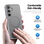 Θήκη Samsung Galaxy S25 Plus 5G / S24 Plus 5G DUX DUCIS Yind Series Sockproof συμβατό με MagSafe φορτιστή Πλάτη TPU γκρι - Image 5