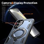 Θήκη Samsung Galaxy S25 Plus 5G / S24 Plus 5G Mad Mask Πλάτη Military Protection με Μαγνητικό δαχτυλίδι ,συμβατό με ασύρματη φόρτιση Magsafe και Βάση στήριξης TPU μπλε - Image 5