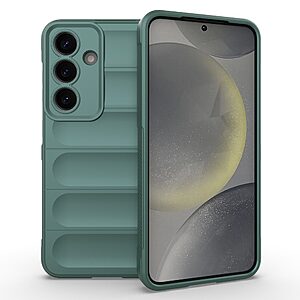 Θήκη Samsung Galaxy S25 Plus 5G / S24 Plus 5G Mad Mask Rugged Armor από σκληρό Premium TPU πράσινο