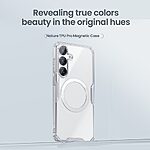 Θήκη Samsung Galaxy S25 Plus 5G / S24 Plus 5G NiLLkin Nature Magnetic Series Silicone Sockproof συμβατό με MagSafe φορτιστή Transparent Πλάτη TPU - Image 5