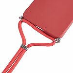 Θήκη Samsung Galaxy S25 Plus 5G / S24 Plus 5G OEM Soft Silicone Sockproof v3 πλάτη με κορδόνι από αντικραδασμικό TPU κοραλί - Image 4