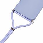 Θήκη Samsung Galaxy S25 Plus 5G / S24 Plus 5G OEM Soft Silicone Sockproof v3 πλάτη με κορδόνι από αντικραδασμικό TPU μωβ ανοιχτό - Image 4