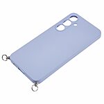 Θήκη Samsung Galaxy S25 Plus 5G / S24 Plus 5G OEM Soft Silicone Sockproof v3 πλάτη με κορδόνι από αντικραδασμικό TPU μωβ ανοιχτό - Image 5