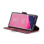 Θήκη Samsung Galaxy S25 Ultra 5G CASEME 023 Series Πορτοφόλι με βάση στήριξης, υποδοχές καρτών και μαγνητικό κούμπωμα από συνθετικό δέρμα και TPU μπορντό - Image 4
