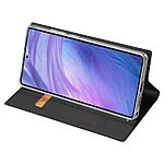 Θήκη Samsung Galaxy S25 Ultra 5G DUX DUCIS Skin Pro Series με βάση στήριξης, υποδοχή καρτών και μαγνητικό κούμπωμα Flip Wallet από συνθετικό δέρμα και TPU μαύρο - Image 4