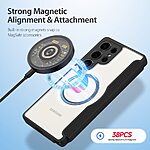 Θήκη Samsung Galaxy S25 Ultra 5G DUX DUCIS Skin X Pro Series με βάση στήριξης, συμβατό με MagSafe φορτιστή υποδοχή καρτών και μαγνητικό κούμπωμα Flip Wallet από συνθετικό δέρμα και εσωτερικό TPU μαύρο - Image 4