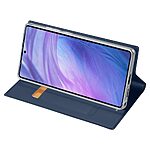 Θήκη Samsung Galaxy S25 Ultra 5G DUX DUCIS Skin Pro Series με βάση στήριξης, υποδοχή καρτών και μαγνητικό κούμπωμα Flip Wallet από συνθετικό δέρμα και TPU μπλε - Image 4