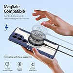 Θήκη Samsung Galaxy S25 Ultra 5G DUX DUCIS Skin X Pro Series με βάση στήριξης, συμβατό με MagSafe φορτιστή υποδοχή καρτών και μαγνητικό κούμπωμα Flip Wallet από συνθετικό δέρμα και εσωτερικό TPU μπλε - Image 3