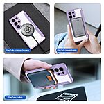 Θήκη Samsung Galaxy S25 Ultra 5G DUX DUCIS Skin X Pro Series με βάση στήριξης, συμβατό με MagSafe φορτιστή υποδοχή καρτών και μαγνητικό κούμπωμα Flip Wallet από συνθετικό δέρμα και εσωτερικό TPU μωβ ανοιχτό - Image 5