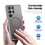 Θήκη Samsung Galaxy S25 Ultra 5G DUX DUCIS Yind Series Sockproof συμβατό με MagSafe φορτιστή Πλάτη TPU γκρι - Image 5