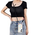 Θήκη Samsung Galaxy S25 Ultra 5G GKK Διάφανο Ανθεκτικό κάλυμμα Κατασκευή από Σκληρό Υλικό και Αποσπώμενο Λουρί Μεταφοράς μαύρο - Image 2