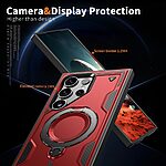 Θήκη Samsung Galaxy S25 Ultra 5G Mad Mask Πλάτη Military Protection με Μαγνητικό δαχτυλίδι ,συμβατό με ασύρματη φόρτιση Magsafe και Βάση στήριξης TPU κόκκινο - Image 5