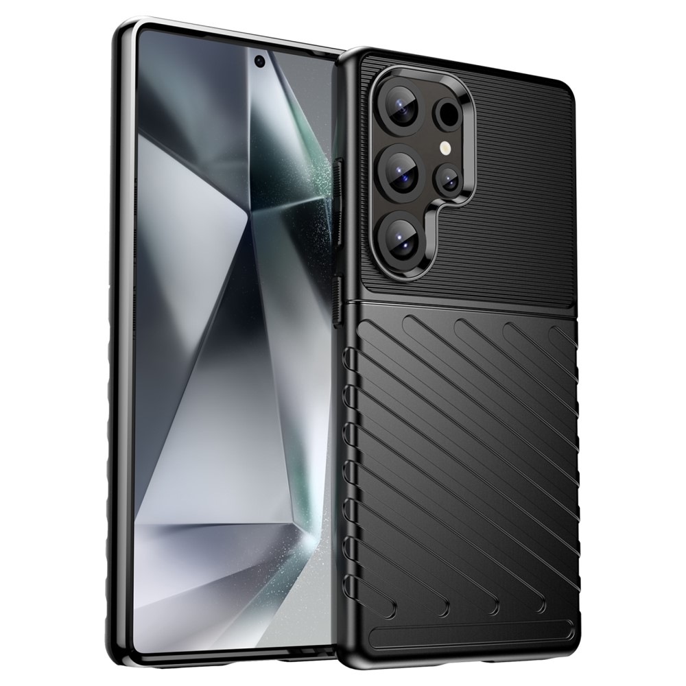 Θήκη Samsung Galaxy S25 Ultra 5G Mad Mask Thunder Series Πλάτη από ενισχυμένο TPU μαύρο Θήκη Samsung Galaxy S25 Ultra 5G Mad Mask Thunder Series Πλάτη από ενισχυμένο TPU μαύρο