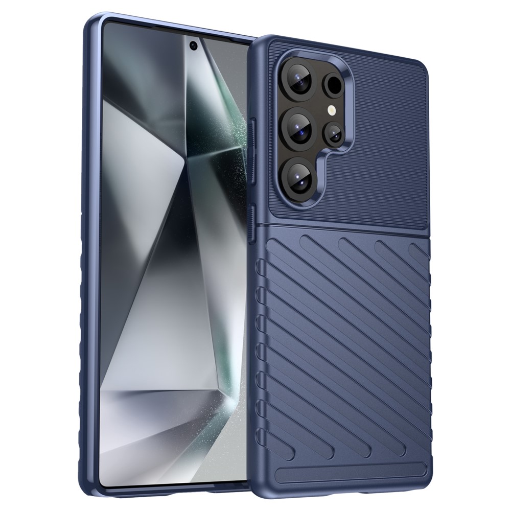 Θήκη Samsung Galaxy S25 Ultra 5G Mad Mask Thunder Series Πλάτη από ενισχυμένο TPU μπλε Θήκη Samsung Galaxy S25 Ultra 5G Mad Mask Thunder Series Πλάτη από ενισχυμένο TPU μπλε