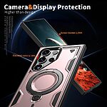 Θήκη Samsung Galaxy S25 Ultra 5G Mad Mask Πλάτη Military Protection με Μαγνητικό δαχτυλίδι ,συμβατό με ασύρματη φόρτιση Magsafe και Βάση στήριξης TPU ροζ χρυσό - Image 5