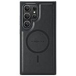 Θήκη Samsung Galaxy S25 Ultra 5G MAGKING PU Leather Sockproof Series Πλάτη από σκληρό πλαστικό