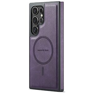 συμβατό με magsafe φορτιστή και επένδυση δερματίνης μωβ