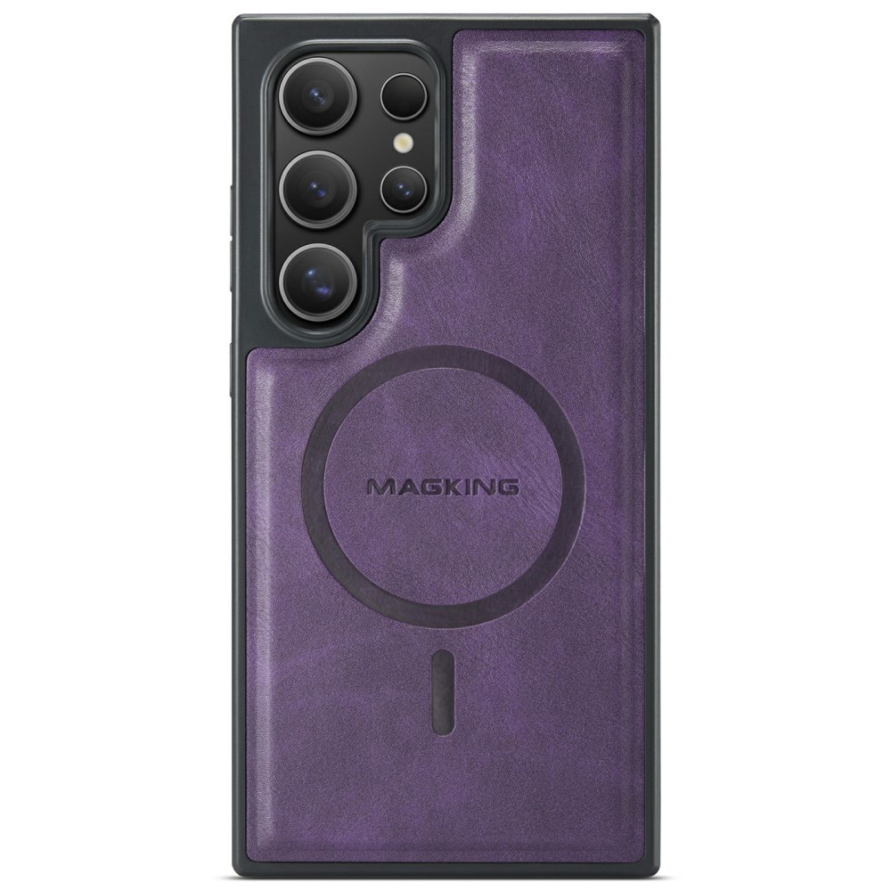 Θήκη Samsung Galaxy S25 Ultra 5G MAGKING PU Leather Sockproof Series Πλάτη από σκληρό πλαστικό Θήκη Samsung Galaxy S25 Ultra 5G MAGKING PU Leather Sockproof Series Πλάτη από σκληρό πλαστικό