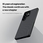Θήκη Samsung Galaxy S25 Ultra 5G NiLLkin Super Frosted Shield Pro Series Πλάτη από Premium σκληρό TPU γκρι - Image 5