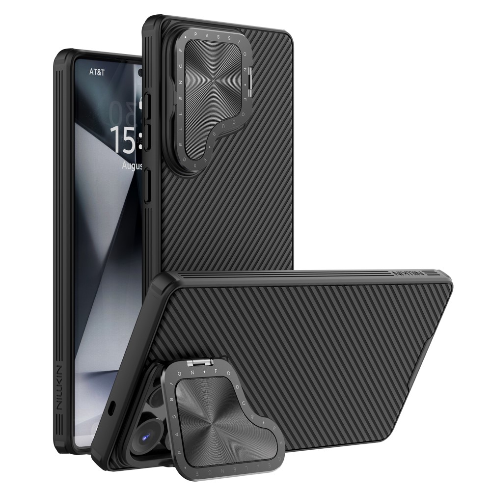 Θήκη Samsung Galaxy S25 Ultra 5G NiLLkin Camshield Prop Series Πλάτη με προστασία για την κάμερα και βάση στήριξης από σκλήρό Premium TPU μαύρο Θήκη Samsung Galaxy S25 Ultra 5G NiLLkin Camshield Prop Series Πλάτη με προστασία για την κάμερα και βάση στήριξης από σκλήρό Premium TPU μαύρο